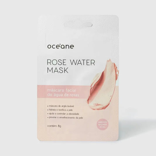 Máscara Facial com Água de Rosas - Rose Water Mask 8g