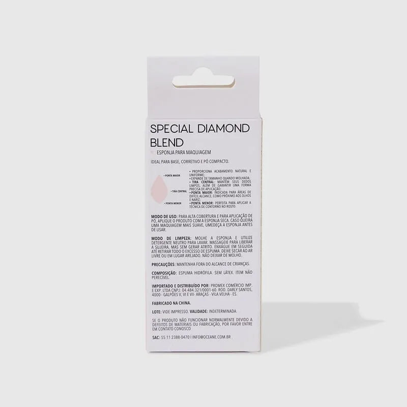 Esponja para Maquiagem Nude - Special Diamond Blend