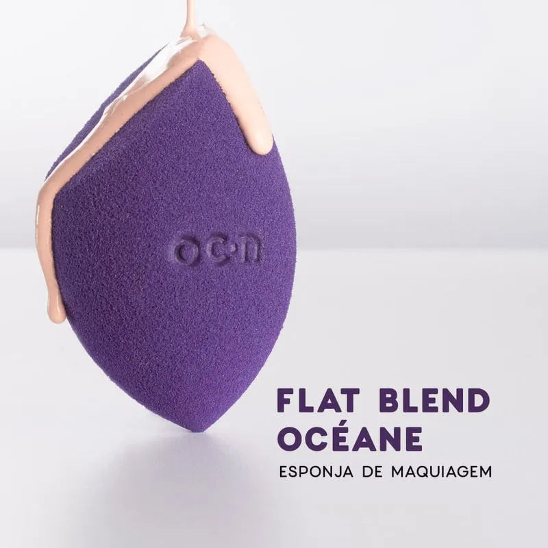 Esponja de Maquiagem - Flat Blend Verde Océane Purple