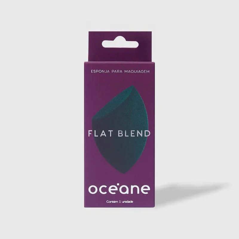 Esponja de Maquiagem - Flat Blend Verde Océane Purple