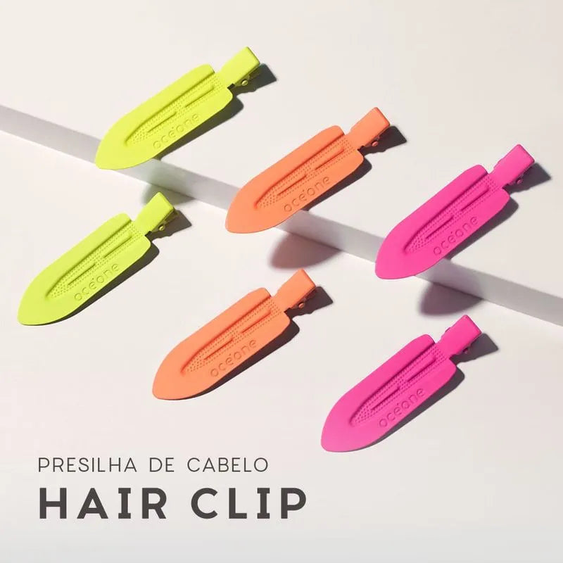 Presilha de Cabelo Laranja - Hair Clip Océane Edition 2un