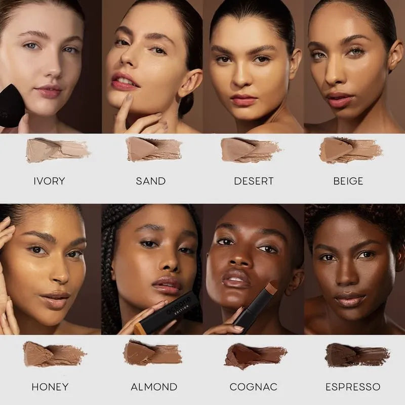 Base em Bastão Escura Semi-Matte - Foundation Stick Almond Océane Edition 8g